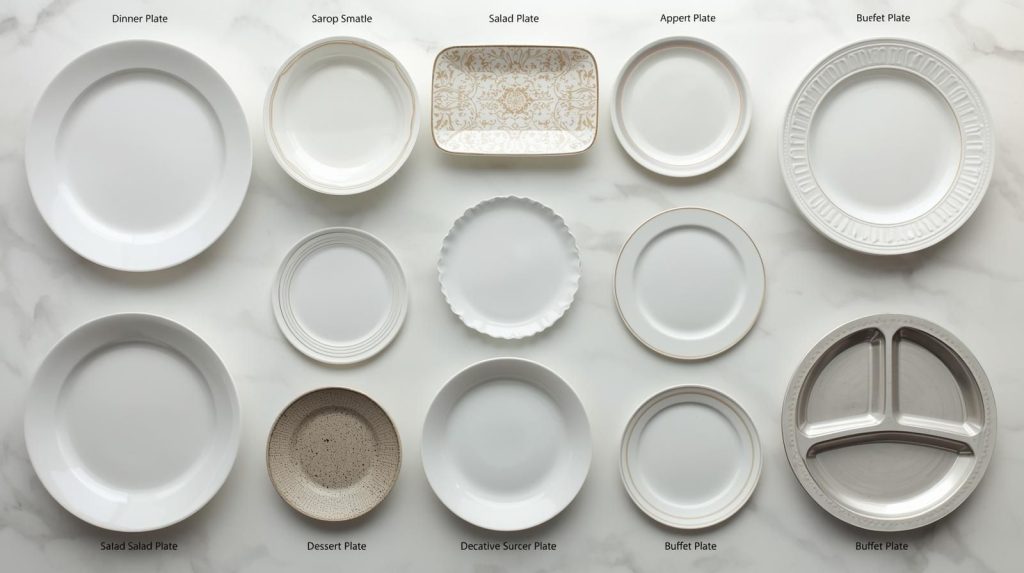 10 types of plates with names