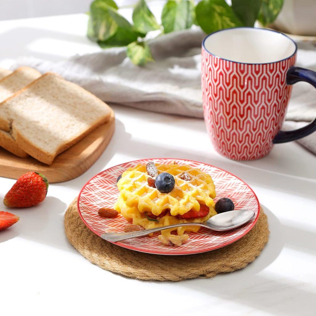 6 inch dessert snacks and side dish plate