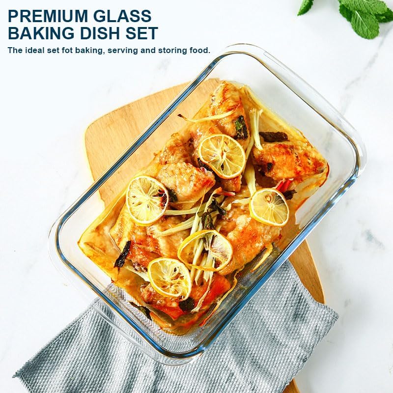 Premium Borosilicate glass bakeware