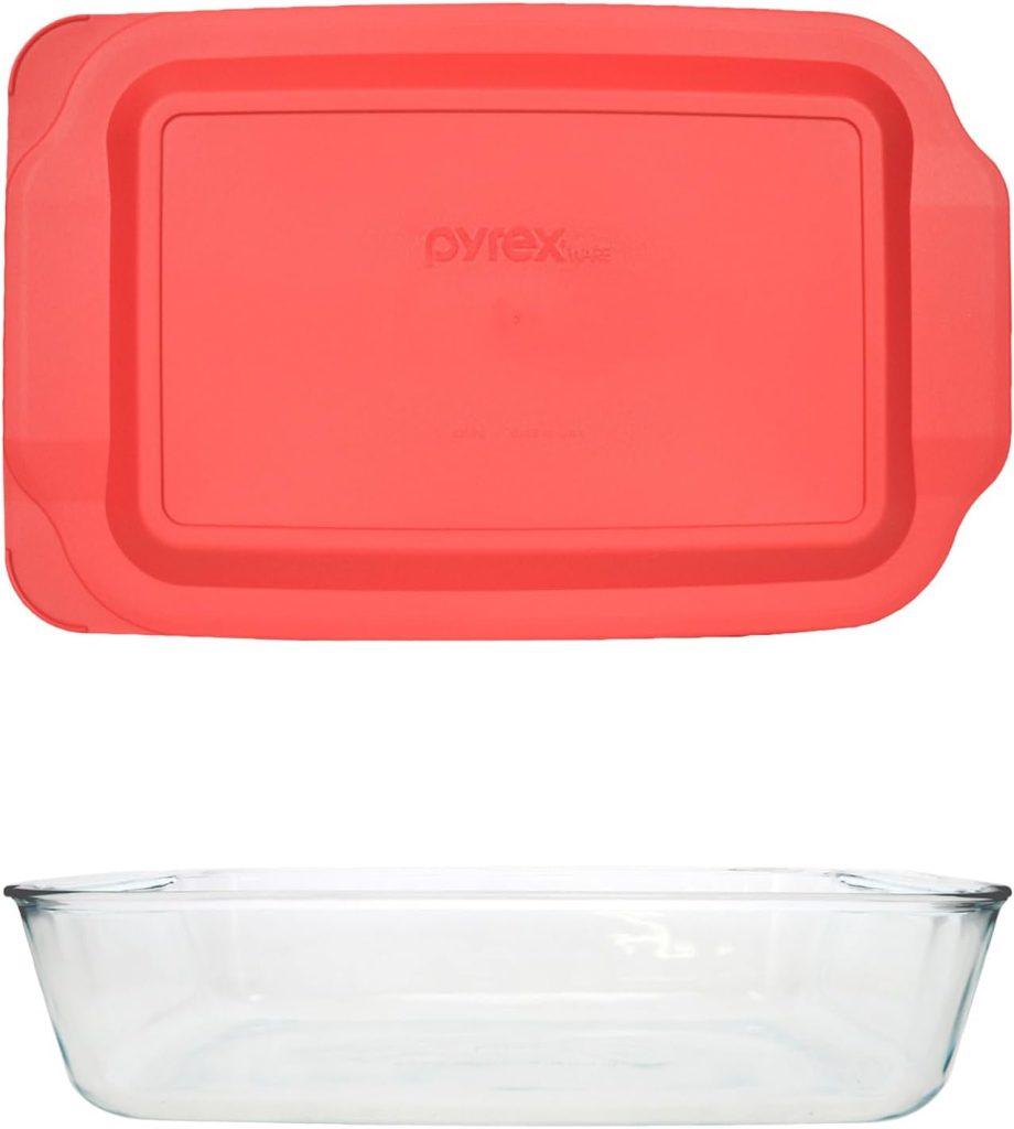 Pyrex tempered USA made baking glassware