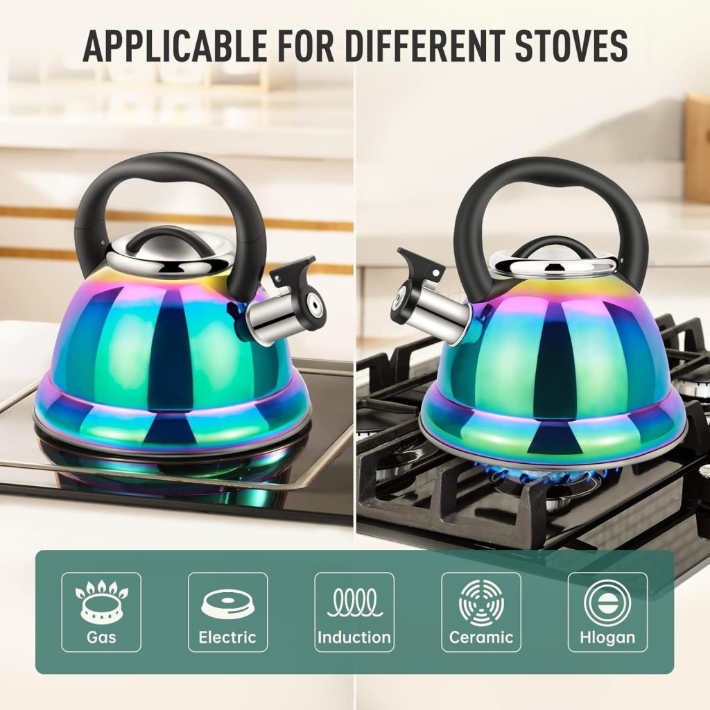 Stovetop Whistling Stainless Steel Kettle