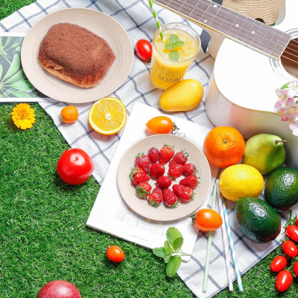 wheat straw dinnerware for everyday family meals