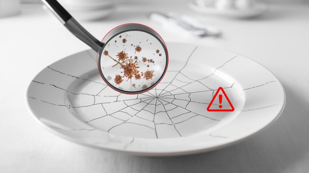 are dishes with crazing safe to use