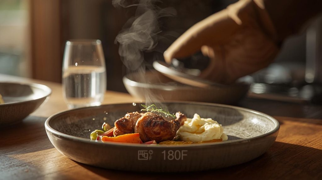 dinner plates that keep food warm