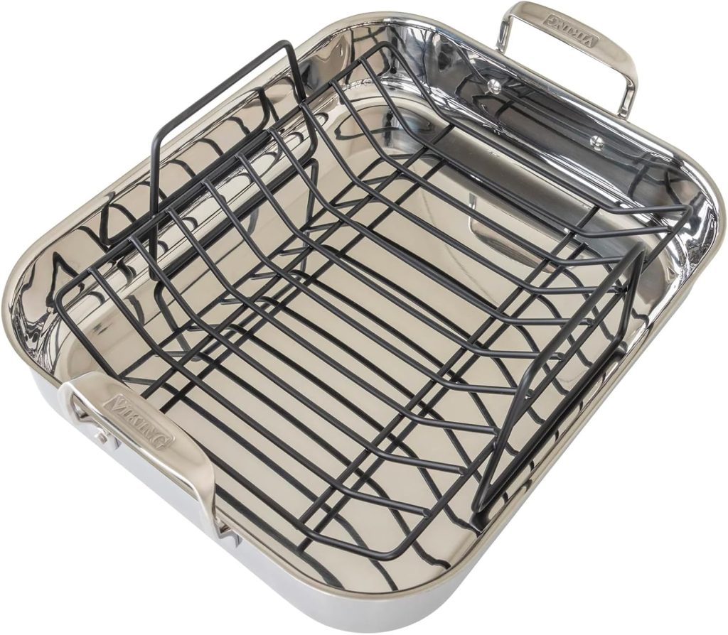 stainless steel oven safe baking and roasting pan