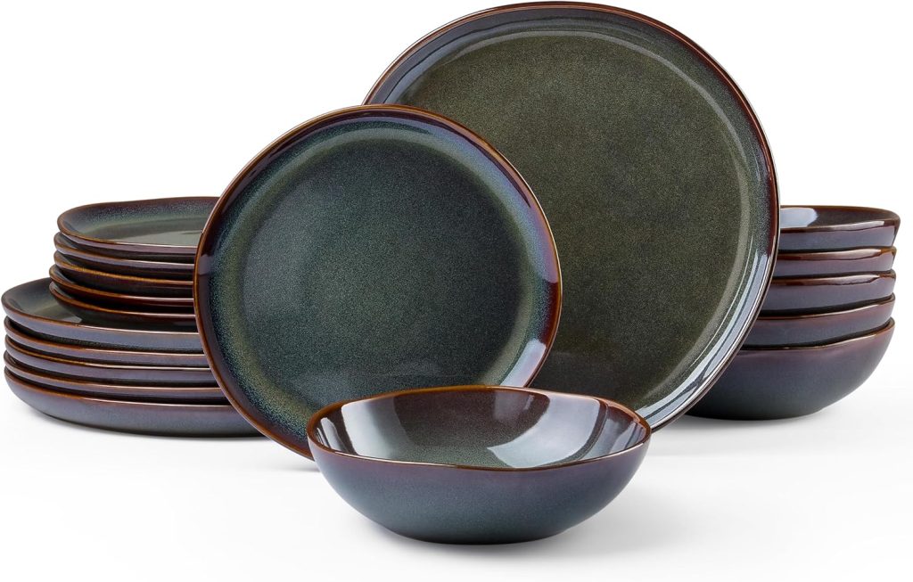 thick stoneware dinnerware that can keep food warm