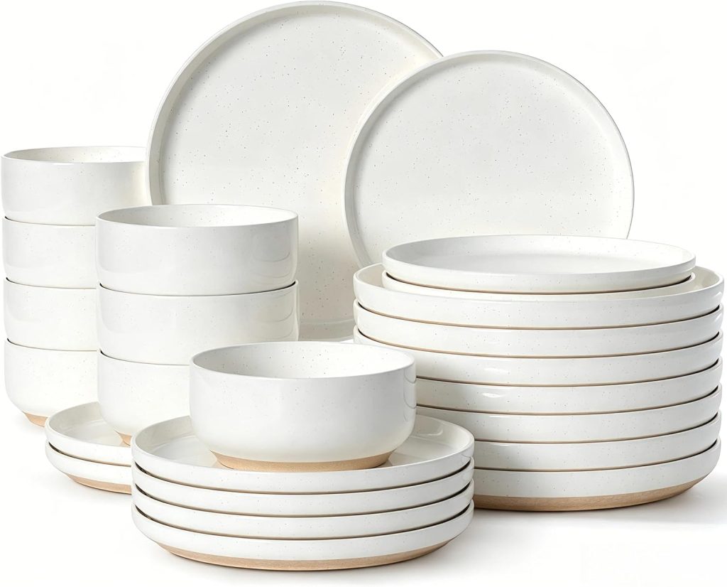 24 Pieces Porcelain ceramic dishware dishes set